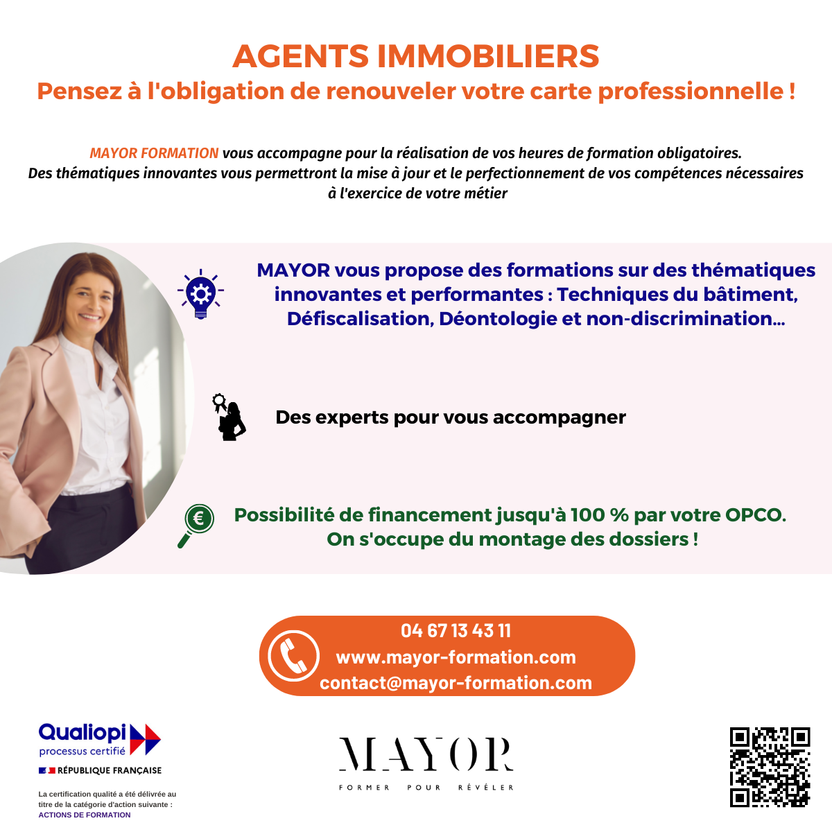 Formation obligatoire agents immobiliers
